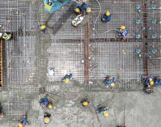 Aerial shot of jobsite/Adobe Stock