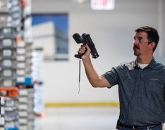 Worker in warehouse